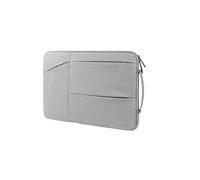 AidSci Sac fin Eco pour ordinateur portable jusqu'à 14 pouces en polyester, compact, étanche et résistant aux chocs, sac à bandoulière durable pour voyage, affaires, bureau, école, a