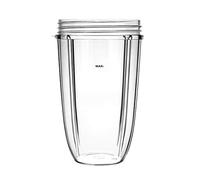 AidShunN Coupes à jus pour pièces de rechange NutriBullet 600w 900W 18OZ 24OZ 32OZ Effacer les tasses Mélangeur Juicer Mixer-(24OZ)