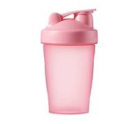 AidShunn Shaker de protéines 400 ml avec boule mélangeuse anti-fuite sécurisé à rabat pour shaker de poudre, supplément de sport, fitness et entraînement (rose)
