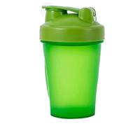 AidShunn Shaker de protéines de 400 ml avec boule mélangeuse anti-fuite sécurisé à rabat - Bouteille d'eau pour saupoudreuse, gym, supplément de sport, fitness, entraînement (vert)
