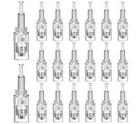 AIDUCHO Lot de 20 Aiguille Microneedling 42 Pins, Aiguilles de Remplacement Dermapen Micro Needling Cartouches, pour les Types de Bouche à Visser, Électrique à Micro Aiguille Nadeln
