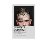AIDUGVIYF Poster d'album Lil Peep EVERYBODY'S EVERYTHING - Impression sur toile - Décoration murale pour salon, chambre à coucher - 50 x 75 cm