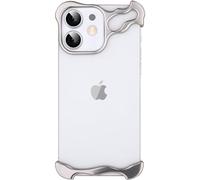 aidvaia Coque de téléphone compatible avec iPhone 12 compatible avec objectif de protection d'appareil photo, design minimaliste sans cadre, mettant en valeur la personnalité