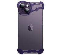 aidvaia Coque de téléphone compatible avec iPhone 14 compatible avec objectif de protection d'appareil photo, design minimaliste sans cadre, mettant en valeur la personnalité