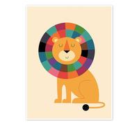 Aie confiance Poster de Andy Westface 30 x 40 cm Orange Tableaux Décoration murale