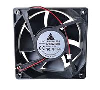 aieibuy AFB1224VHE DC24V 0.57A 12CM 12038 120x120x38MM ventilateur de refroidissement inverseur à 2 fils pour radiateur à châssis Delta