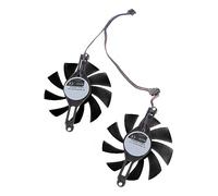 aieibuy Ventilateur de refroidissement de carte graphique, 80mm, 3 broches, 3 fils, VGA, pour Radeon RX 580 RX5500 XT, radiateur de carte vidéo