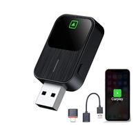 Aieloar Adaptateur CarPlay sans fil pour iPhone, adaptateur de dongle Carplay sans fil avec connexion rapide, petite taille