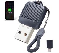 Aieloar Adaptateur CarPlay sans fil UK pour iPhone, adaptateur sans fil Carplay avec connexion rapide - Taille micro