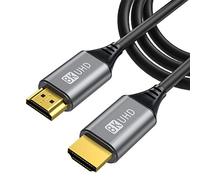 Aieloar Câble HDMI 8K 2M,Haute Vitesse 48Gbps HDMI 2.1 Câble Compatible avec PS5, PS3, PS4, PC, Projector, 4K UHD TV/HDTV, Xbox