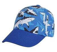 AIEOE Casquette Enfant Fille Garçon Casquette de Baseball Anti-Soleil Chapeau avec Imprimé Mignon A2 Requin 2-4 Ans
