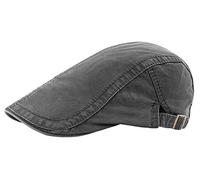 AIEOE Casquette Souple Homme Rétro Béret Plate Chapeau Gavroche Respirant Hat Flat Cap 06 Gris