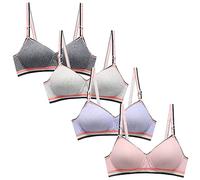 AIEOE Soutien-Gorge d’entraînement sans Armature avec Coussinet Amovible A-Cup sous-Vêtement Respirant 34
