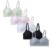 AIEOE Soutien-Gorge d’entraînement sans Armature avec Coussinet Amovible A-Cup sous-Vêtement Respirant 34