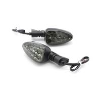AIERDEYP Indicateurs De Virage Clignotant transparent pour moto, pour F650GS, F800S, K1300S, R1200R, G450X, R1200GS, K1200R, F800ST(Black)