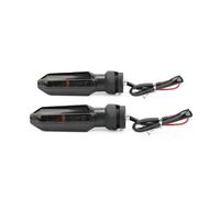 AIERDEYP Indicateurs De Virage Compatible avec Honda Pour CB500X CB500F CBR500R MSX 125 Grom CRF250L CRF300L CBR CB 650F NC750 Clignotant moto(Dark Grey)