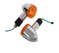 AIERDEYP Indicateurs De Virage Compatible Avec Honda Shadow Rebal CB VT VTX GL Clignotants Ambre Type Bullet Moto Cruiser Lot 2