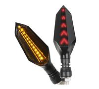 AIERDEYP Indicateurs De Virage Pour Suzu&ki Pour V-Strom DL 1000 650 GSF GSX GSF 650 750 1200 GSR600 GSF600 Bandit 12V Moto Clignotants(1 pair yellow red)