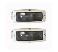 AIERDEYP Plafonnier De Lecture Compatible Avec VW Golf 4 Jetta A4 MK4 Passat B5 Beetle Tiguan Lampe Lecture Arrière Encastrée Au Plafond 3B0947291(Beige-2 PCS)