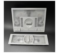 AIERDEYP Plafonnier De Plafonnier Compatible Avec VW Polo 9N 2002-2010 Interrupteur Lecture À Dôme Gris Feu Arrière 6Q0959613A 6Q0947291A(Front Rear Lamp)