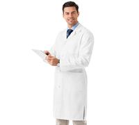 AIESI® Blouse de Docteur laboratoire pour homme 100% coton blanc sanforisé (54)