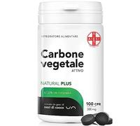 AIESI® Charbon végétal activé de qualité alimentaire en comprimés de 500 mg (pot de 100 cpr), Made in Italy