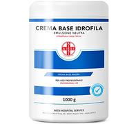AIESI® Crème Base hydrophile (1 kg), Crème hydratante restructurante pour le visage et le corps idéale pour peau sèche, Usage pharmaceutique, cosmétique et dermatologique, Made in Italy