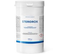 AIESI STERIDROX Poudre de stérilisation à froid pour instruments chirurgicaux, instruments cosmétiques, dispositifs médicaux, acide peracétique (1 kg) STERIDROX Décontaminant, Produit nettoyant