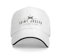 AIETPOIJ Casquette de Baseball avec Logo du Club de cigares Saint Joseph Casquette de Baseball avec Logo du Club de cigares Casquette Militaire pour Homme Casquette pour Femme