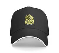 AIETPOIJ Casquette de Baseball Noire avec Logo on Fire 1000mods pour Hommes et Femmes Chapeau de Plage pour Enfants