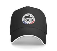 AIETPOIJ Casquette de Baseball Raid de la Police française #3030 Chapeau de Luxe pour Hommes et Femmes Chapeau de randonnée de Plage
