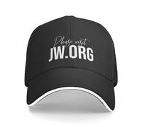 AIETPOIJ Casquette de Baseball S’il Vous plaît visitez JW ORG Casquette De Baseball Cosplay en Chapeau Visière Thermique Boonie Hats Femme Chapeaux Hommes