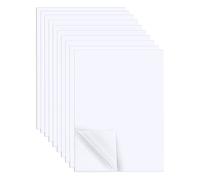 AIEX 10 Pièces 29x21 cm Format A4 Feuilles Adhésives Double-face, Feuilles de Ruban Blanc Ruban Adhésif Résistant Papier Adhésif pour la Fabrication de Cartes d'artisanat