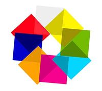 AIEX 120 Pièces Feuilles De Cellophane Colorées Emballage De Cellophane Coloré 19x19 Cm pour Bonbons, Feuilles Transparentes Colorées pour La Nourriture, Décoration d'Artisanat Bricolage (8 Couleurs)