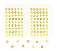 AIEX 1620pcs 1,5cm Autocollants de Récompense D'étoiles, Amovibles Autocollants de Récompense Mini Autocollants D'étoiles pour Étudiants, Enseignants, Enfants (Or)