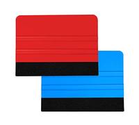 AIEX 2 Pièces Raclette Plastique, Décalcomanie Applicateur Papier Peint Outil de Lissage Voiture Vinyle Wrap Grattoir Artisanat Mini Raclette