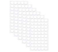 AIEX 300 Pièces Mastic Transparent Mastic Adhésif Double Face Mastic Adhésif Amovible Sans Trace pour Verre, Mur, Métal, Bois, Céramique, Plastique, Diamètre 20 mm