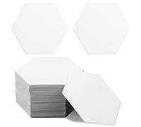 AIEX 300pcs Hexagon Paper Piecing Template, 2,56cm Paper Piece Templates Papier Hexagonaux Formes Hexagone Papier pour le Quilting Fournitures pour l'Épissage le Patchwork