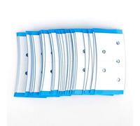 AIEX 36pcs Bande de Colle pour Perruque Dentelle, Invisibles et Imperméables Double Face Ruban Perruque Dentelle pour Postiches Femmes et Hommes (Bleu)