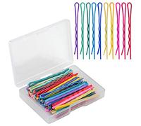 AIEX 50 pièces Kit Epingles à Cheveux (Droit, multicolore)