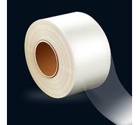 AIEX 500 Pièces 10,3x5,2cm Transparentes Autocollantes Étiquettes Rouler, Protecteur d'Étiquette Rectangle Imperméable Étiquettes pour Classe École Livres de Bibliothèque