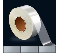 AIEX 500 Pièces 8x3cm Transparentes Autocollantes Étiquettes Rouler, Rectangle Imperméable Étiquettes pour Classe École Livres de Bibliothèque