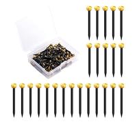 AIEX 70 Pièces Petit Clous de Suspension, Picture Nails Clous Tête Plate fixations pour cadres accroche cadre tableau pour le Travail du Bois et Les Cadres Photo à Suspendre