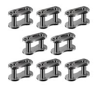 AIEX 8 Pièces #35 Maillon Principaux de Chaîne, Alliage d'Acier Robustes Maillon Principal Chaîne Chain Master Links pour Vélo Mini Vélo VTT Karting Pit ATV Scooter