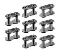 AIEX 8 Pièces #428 Maillon Principaux de Chaîne, Alliage d'acier Robustes Maillon Principal Chaîne Chain Master Links pour Vélo Mini Vélo VTT Karting Pit ATV Scooter