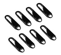 AIEX 8pcs Fermeture à Glissière Fixateur de Réparation Languette de Fermeture à Glissière Extracteurs Curseurs de Fermeture Eclair à Glissière pour Valises Bottes de Manteau Veste Sacs à Dos Noir