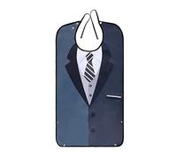 AIEX Bavoirs pour Adultes, Bavoirs Imperméables et Ajustables pour Manger Protections Vestimentaires Lavables en Machine pour les Personnes Âgées (Style Occidental)