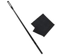 AIEX Chiffon Flute Traversiere Nettoyage de Flûte Kit Tige de Nettoyage de Flûte Tampons de Nettoyage de Flûte Chiffon de Nettoyage de Flûte pour Polissage de Nettoyage de Flûte (Noir)