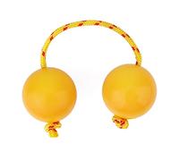 AIEX Hand Shaker Instrument, Double Gourd Percussion Ball Shaker Instrument Instruments de Percussion à Main Kashaka Instrument African Shaker Music Egg Shaker (Jaune)