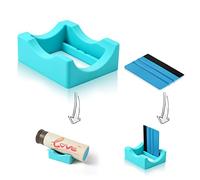AIEX Petit Support de Tasse pour Gobelet Cup Cradle avec Fente Intégrée et Raclette en Feutre pour Vinyle Grattoir pour Décalcomanies Anti-Dérapant Porte Gobelet pour la Fabrication Artisanale